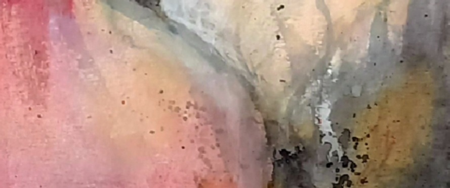 détail tableau Mutine avec couleurs transparentes
